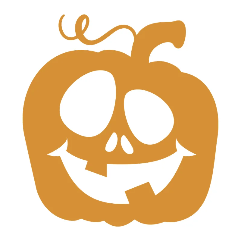 Goofy Jack-O-Lantern Pumpkin