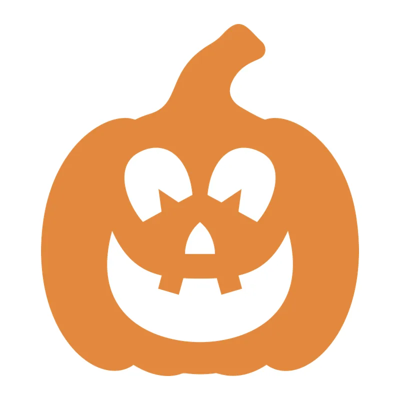 Smiling Jack-O'-Lantern
