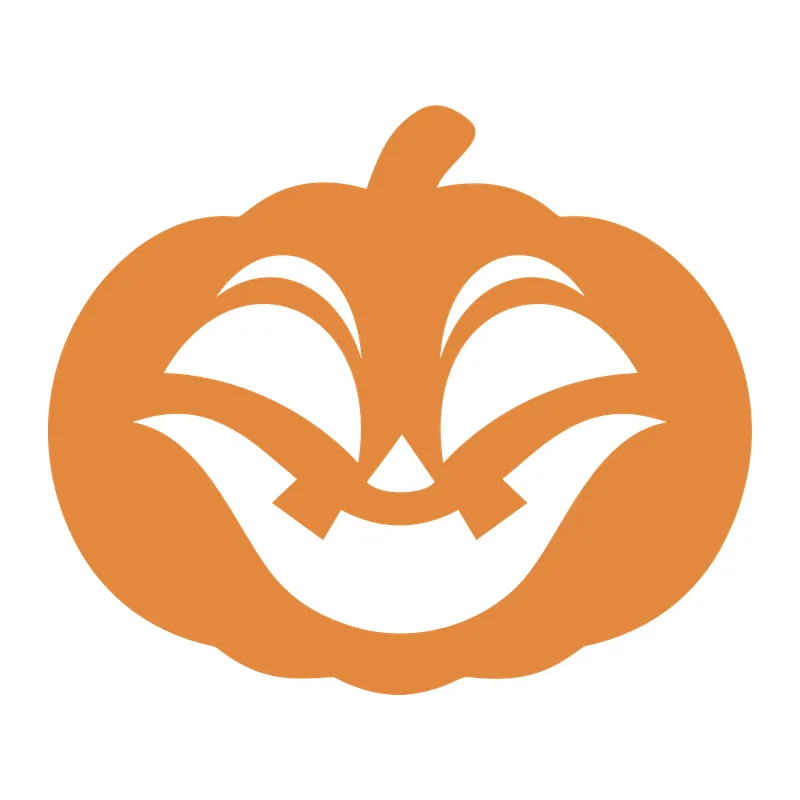 Grinning Jack-O-Lantern