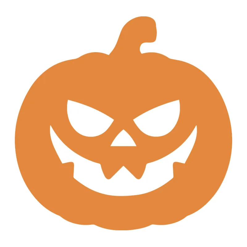 Grinning Jack-O'-Lantern
