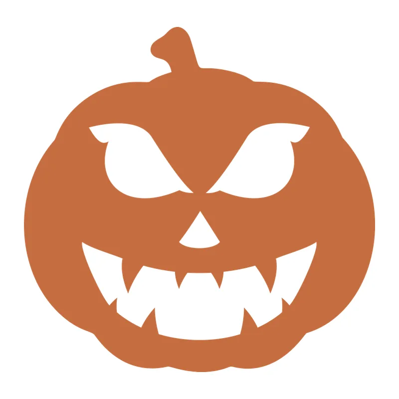 Grinning Jack-O'-Lantern
