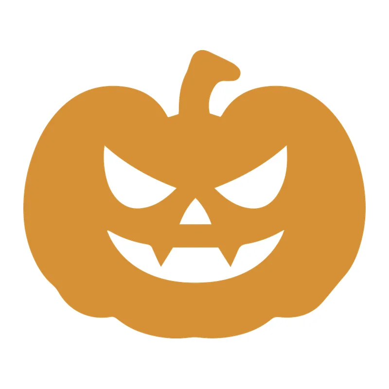 Spooky Jack-O-Lantern Pumpkin