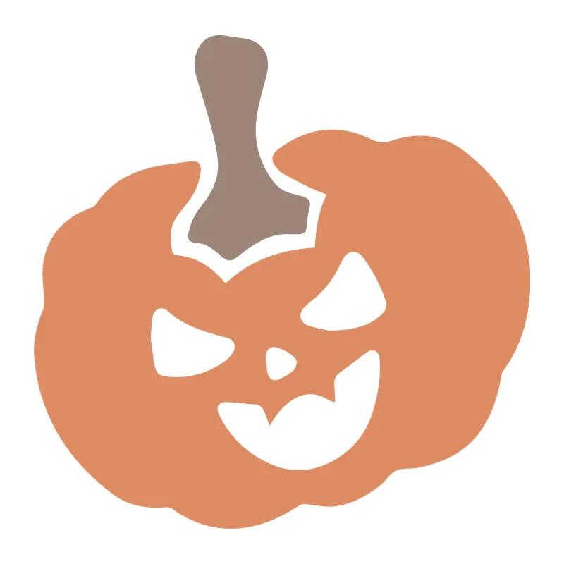 Grinning Jack-O'-Lantern