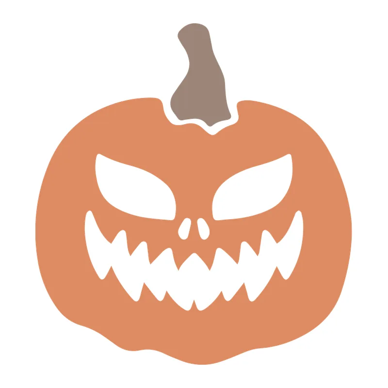 Scary Jack-O'-Lantern