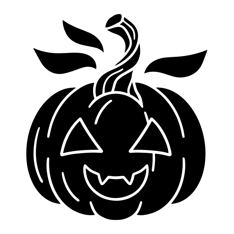 Grinning Jack-O'-Lantern