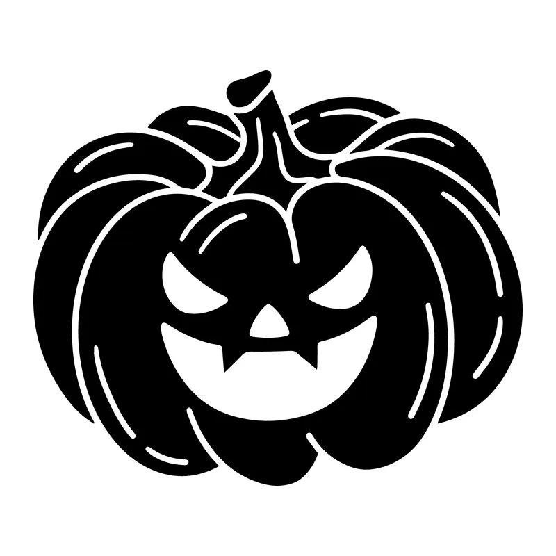 Grinning Jack-O'-Lantern