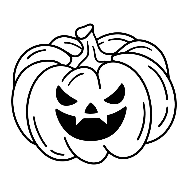 Grinning Jack-O'-Lantern