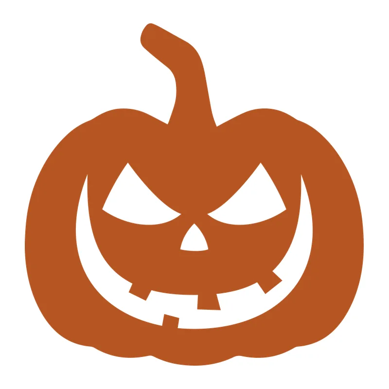 Grinning Jack-O'-Lantern