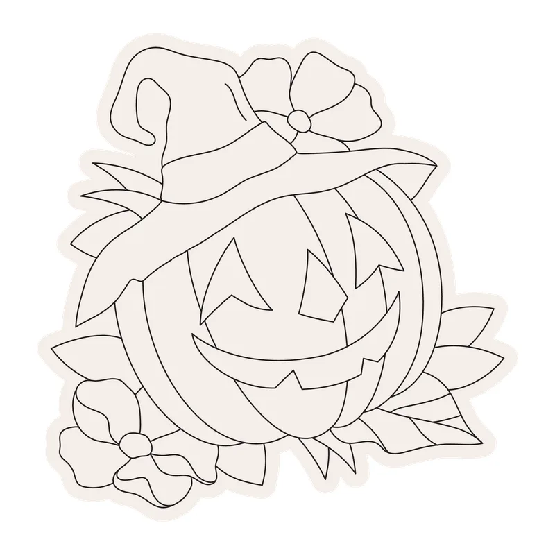Witch Hat Jack-O-Lantern