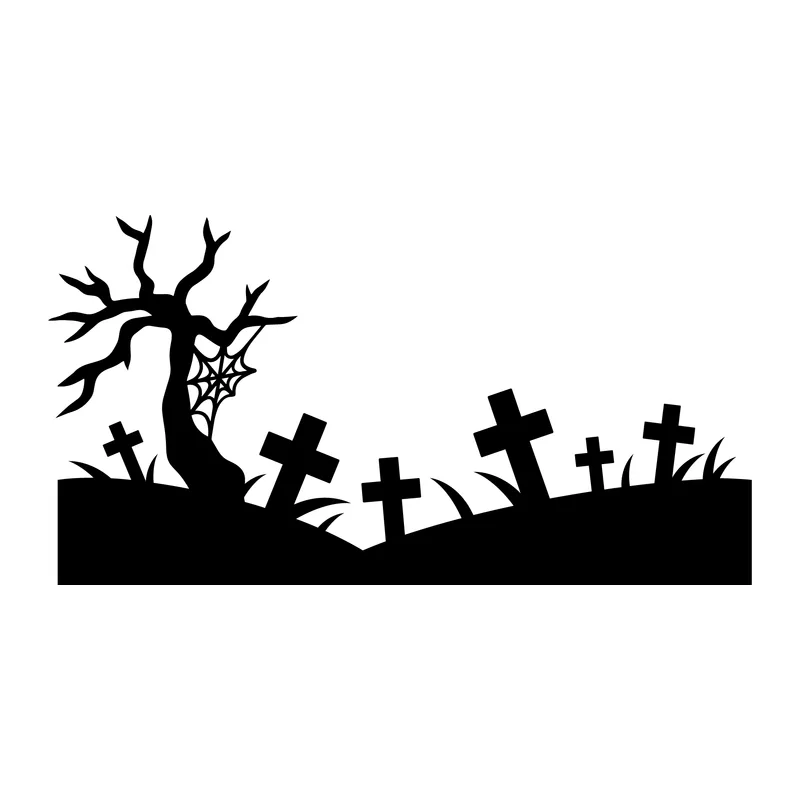 Halloween Graveyard Scene