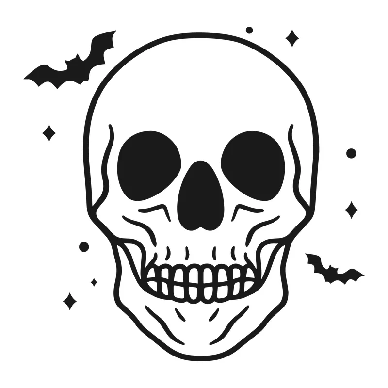 Halloween Skull Face