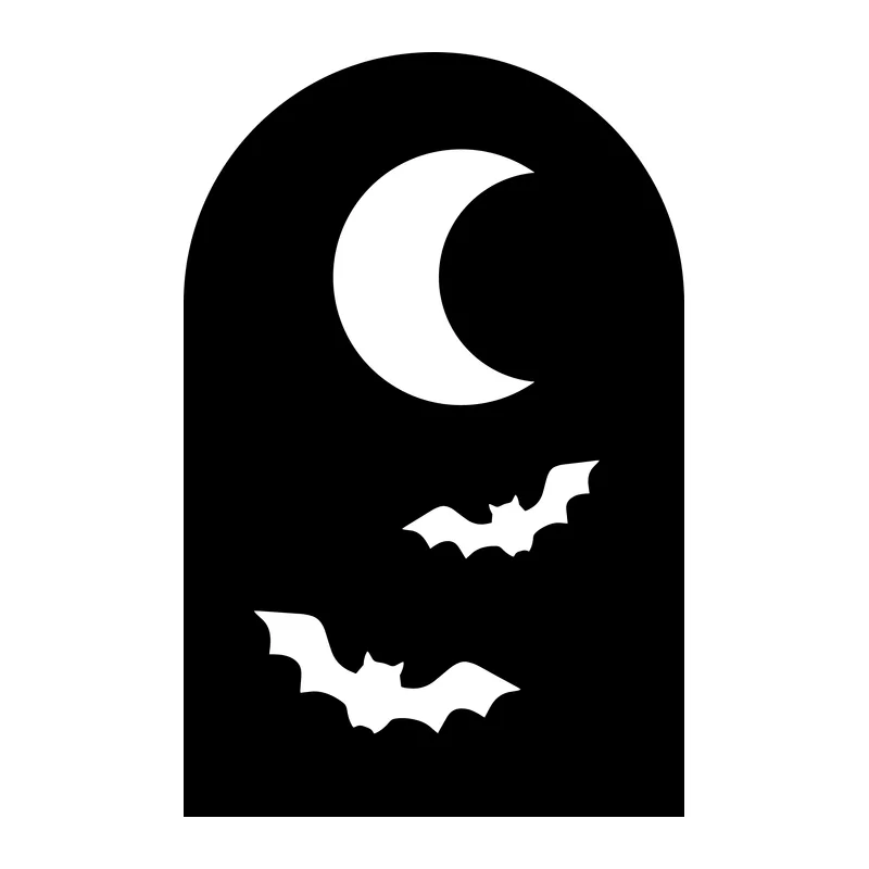 Halloween Moon Window