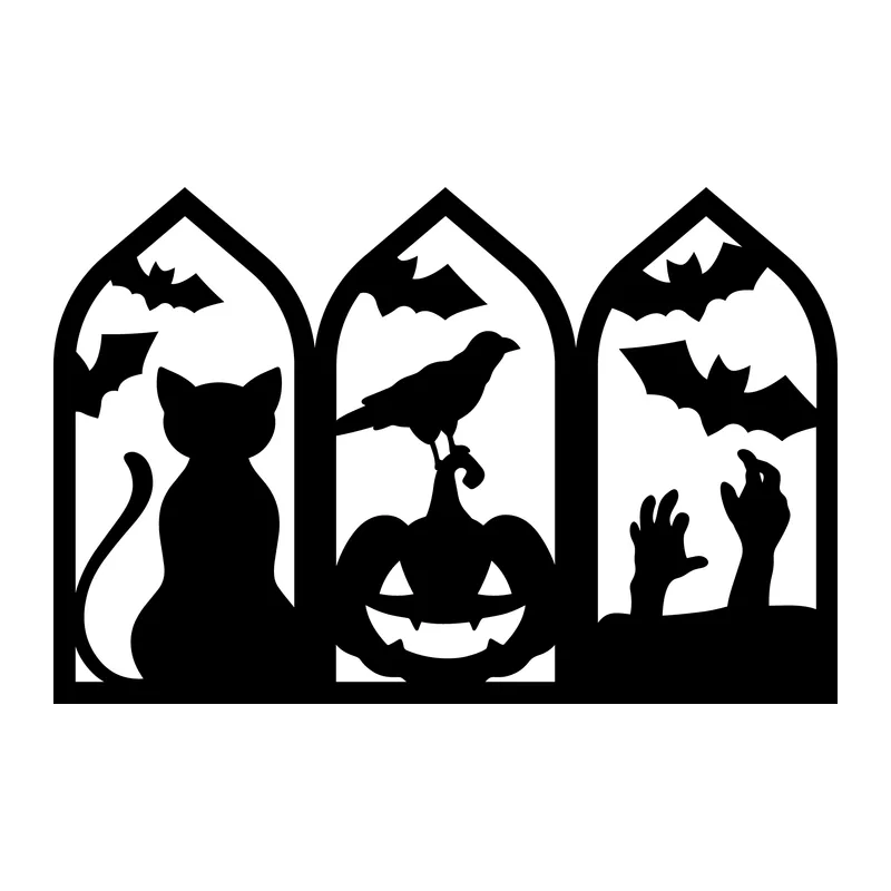 Halloween Gothic Windows