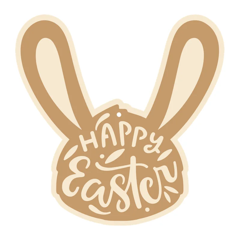 Happy Easter Bunny Gift Tag
