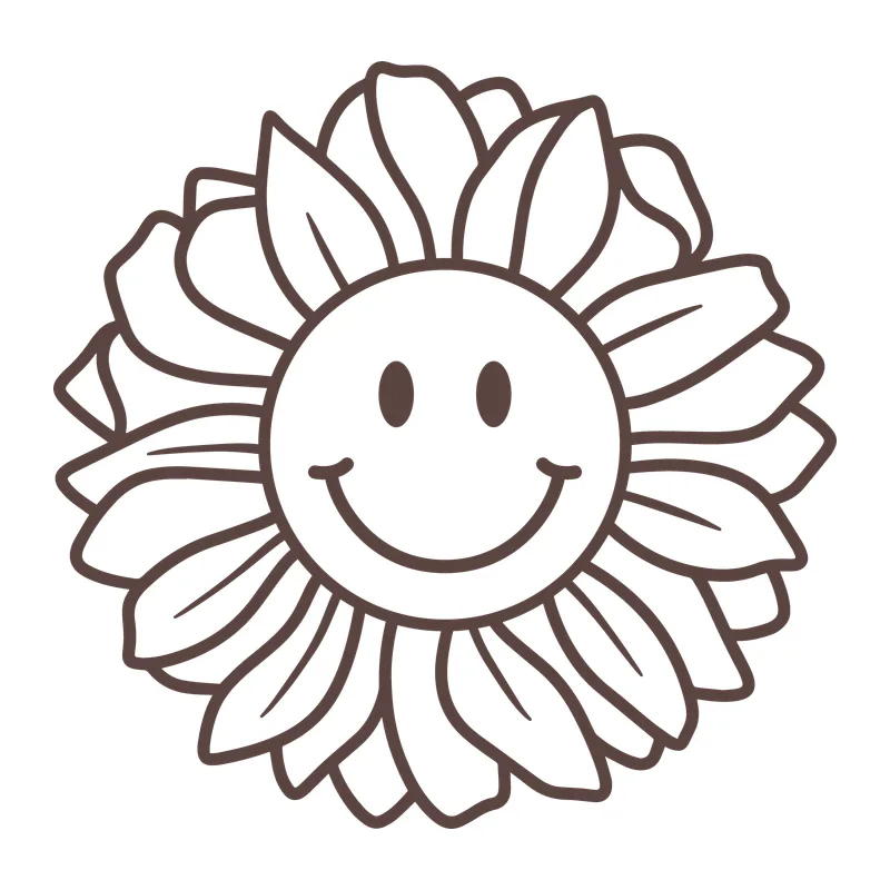 Happy Face Sunflower