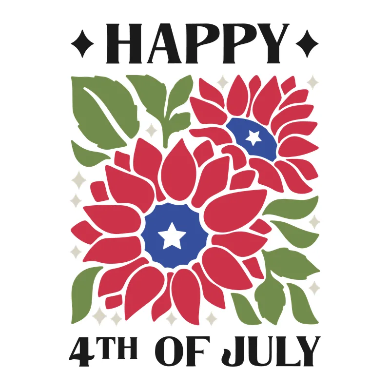 Happy 4th of July Sunflowers