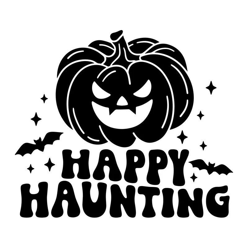 Happy Haunting Jack-O-Lantern