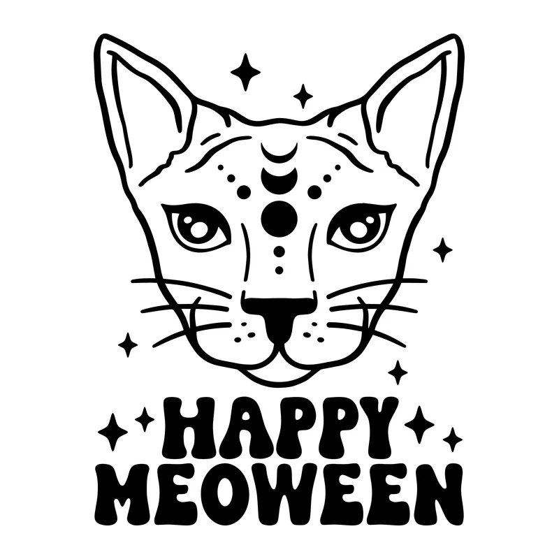Happy Meoween Mystic Cat