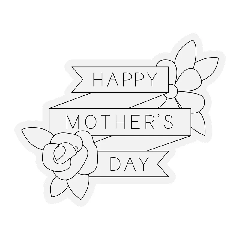 Happy Mother's Day Ribbon Banner