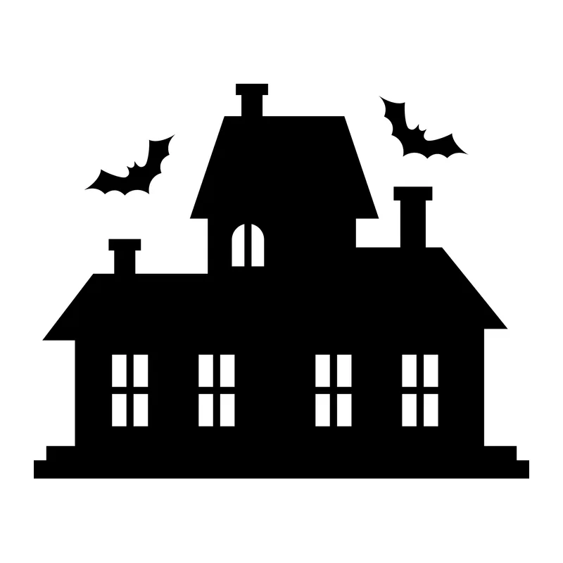 Haunted House with Bats