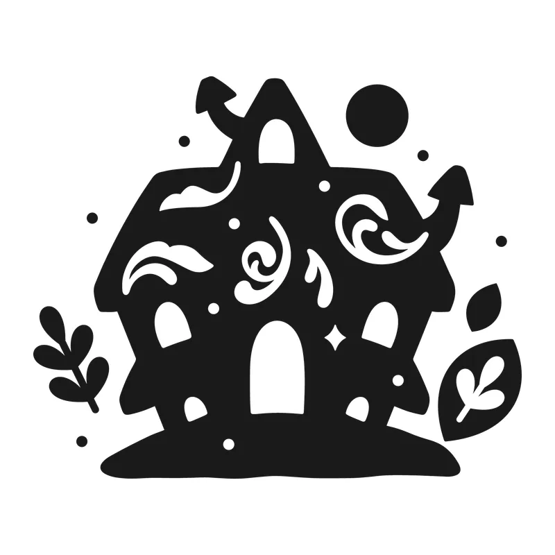 Whimsical Haunted House