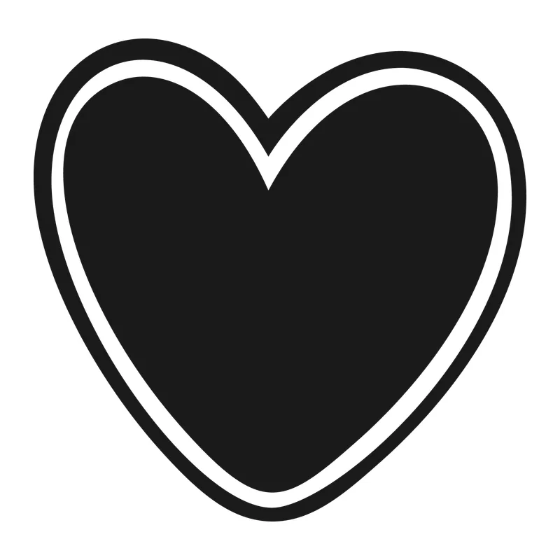 Outlined Heart