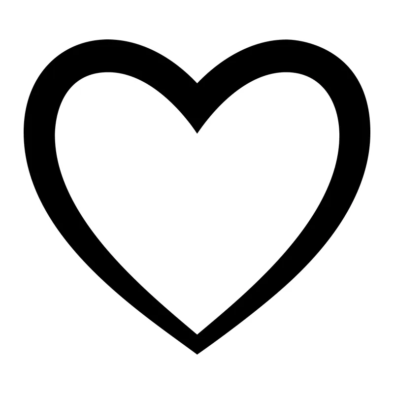Classic Heart Outline