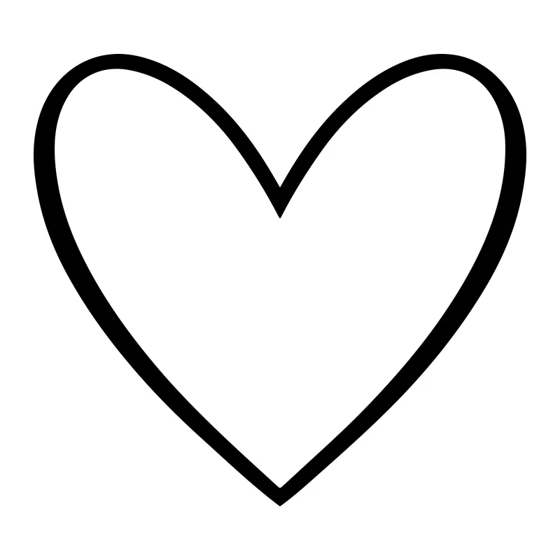 Classic Heart Outline
