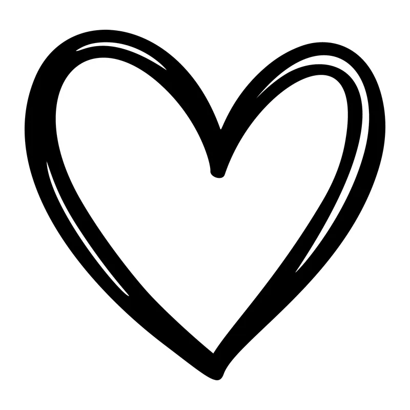 Hand-Drawn Doodle Heart
