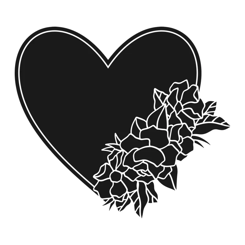 Heart and Flowers