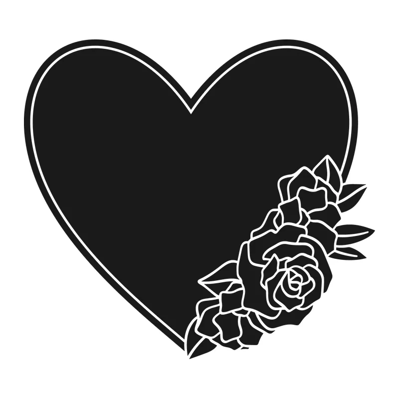 Heart With Roses