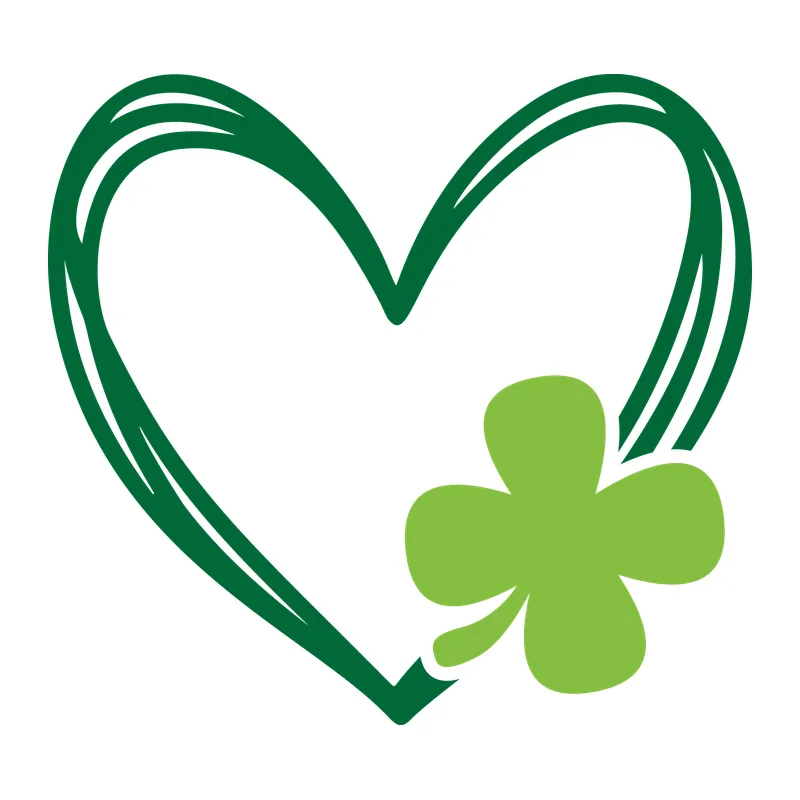 Heart and Four-Leaf Clover