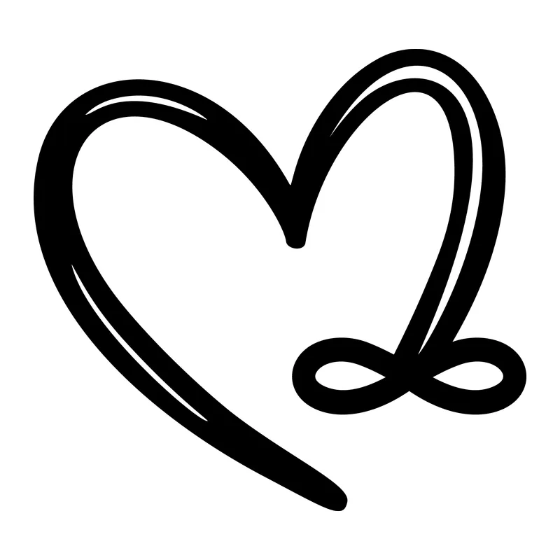Heart and Infinity Symbol