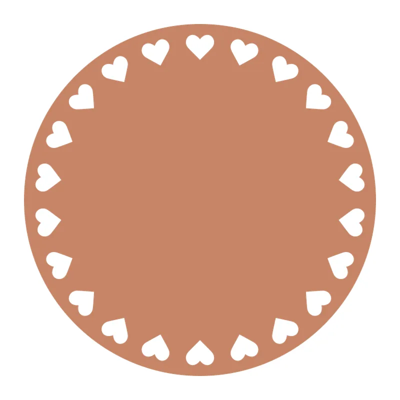 Heart Circle Frame