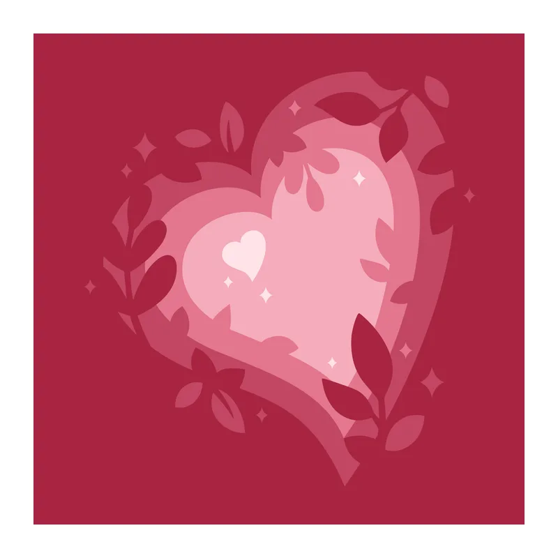 Layered Heart Shadowbox