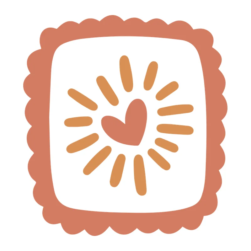 Heart Sun Stamp