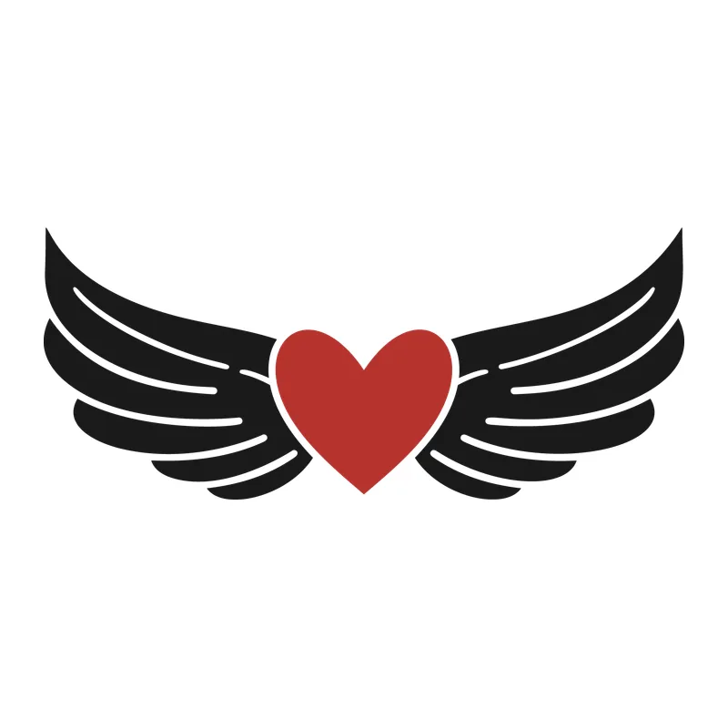 Heart With Angel Wings
