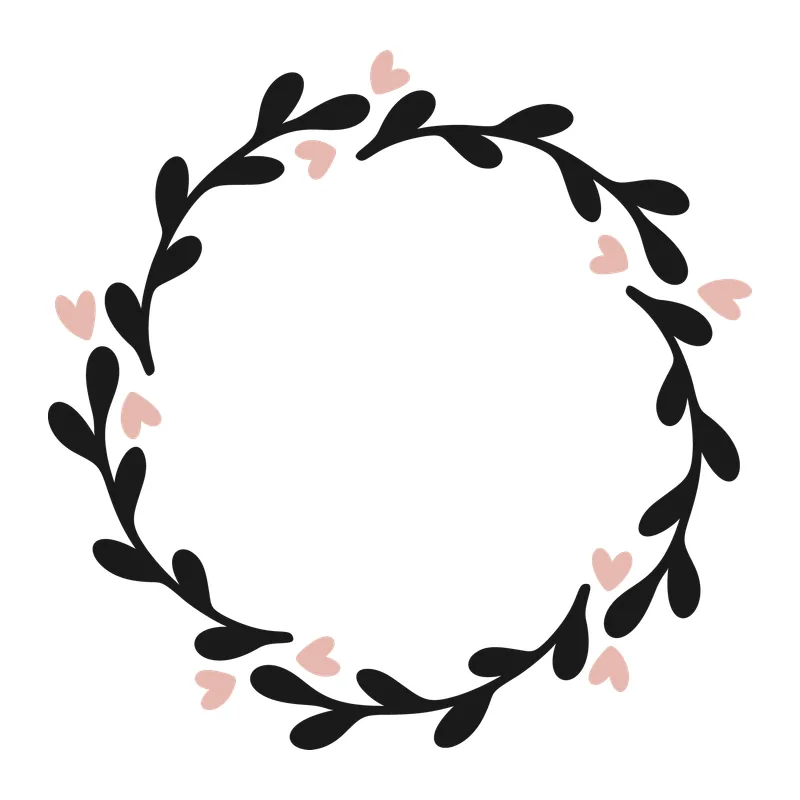Leafy Heart Wreath