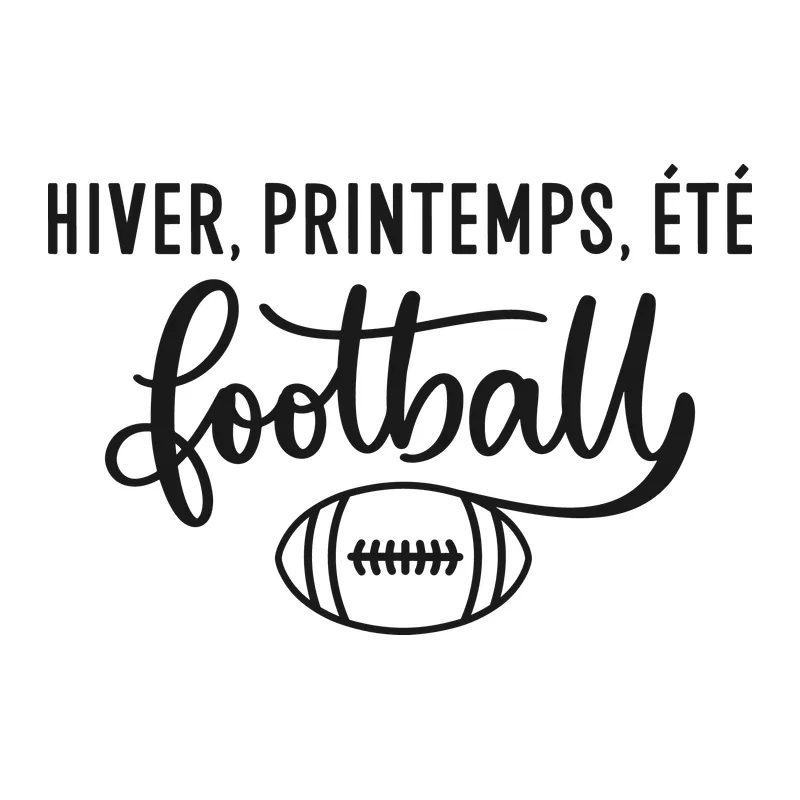 Hiver, Printemps, Été, Football