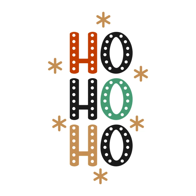 Ho Ho Ho Marquee Letters