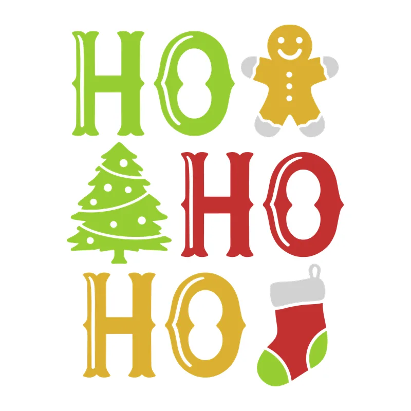 Ho Ho Ho Christmas Icons