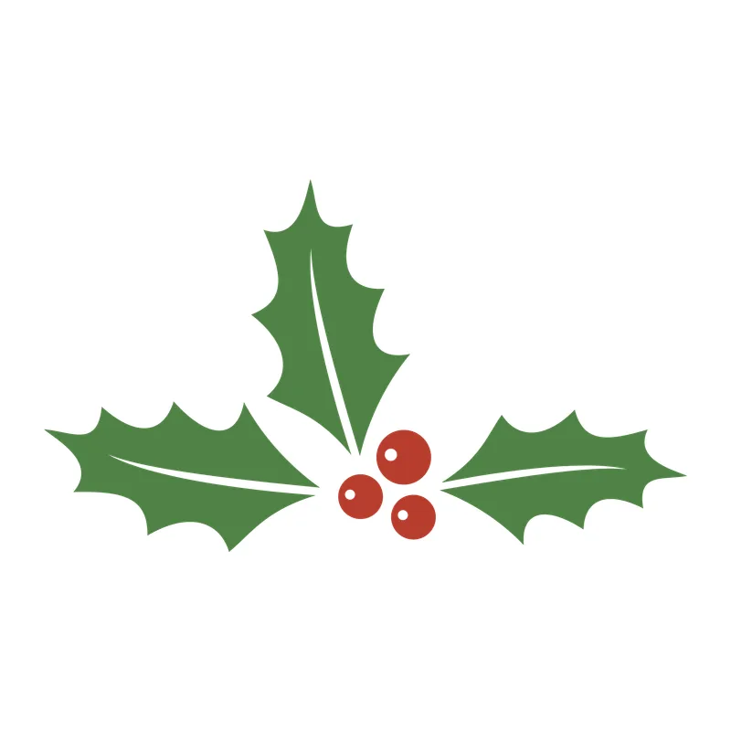 Holly Sprig with Berries