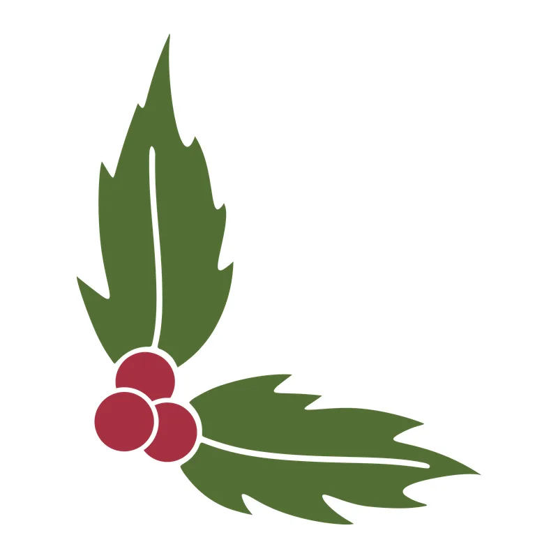 Holly Berry Corner