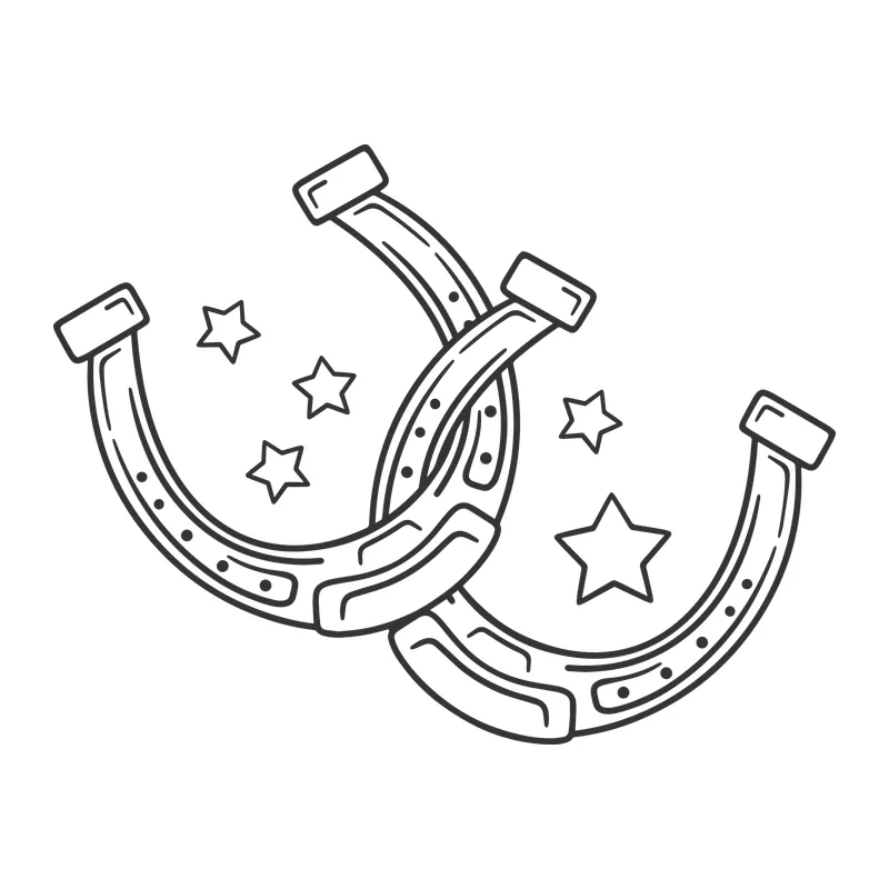 Interlocking Lucky Horseshoes