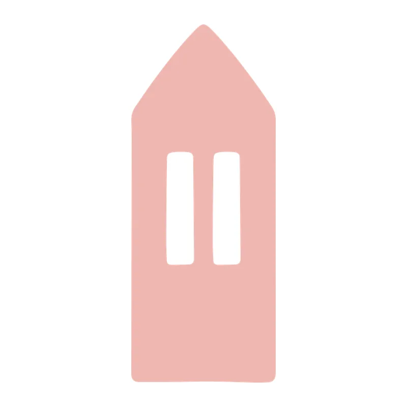 Tall Pink House