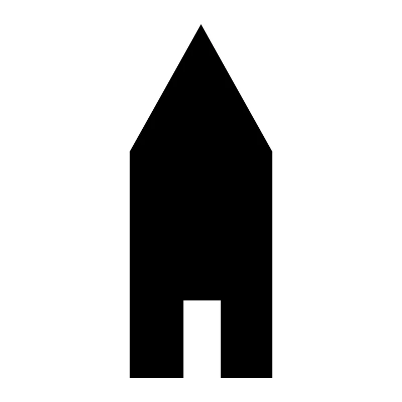 Tall House Silhouette