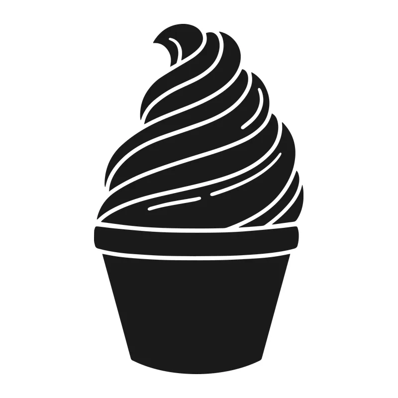 Soft Serve Ice Cream Cup