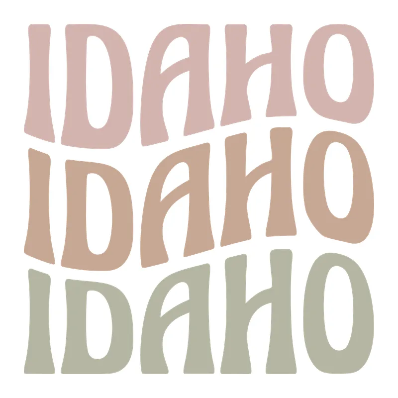 Idaho Retro Wavy Stack