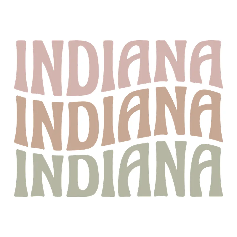 Indiana Retro Wavy Stack