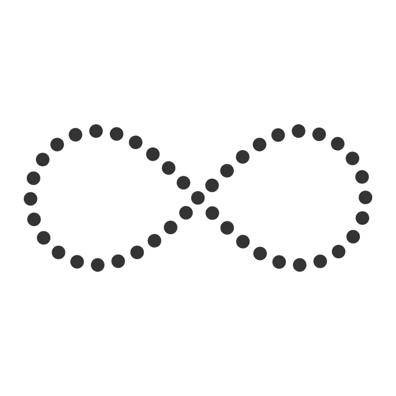 Dotted Infinity Sign